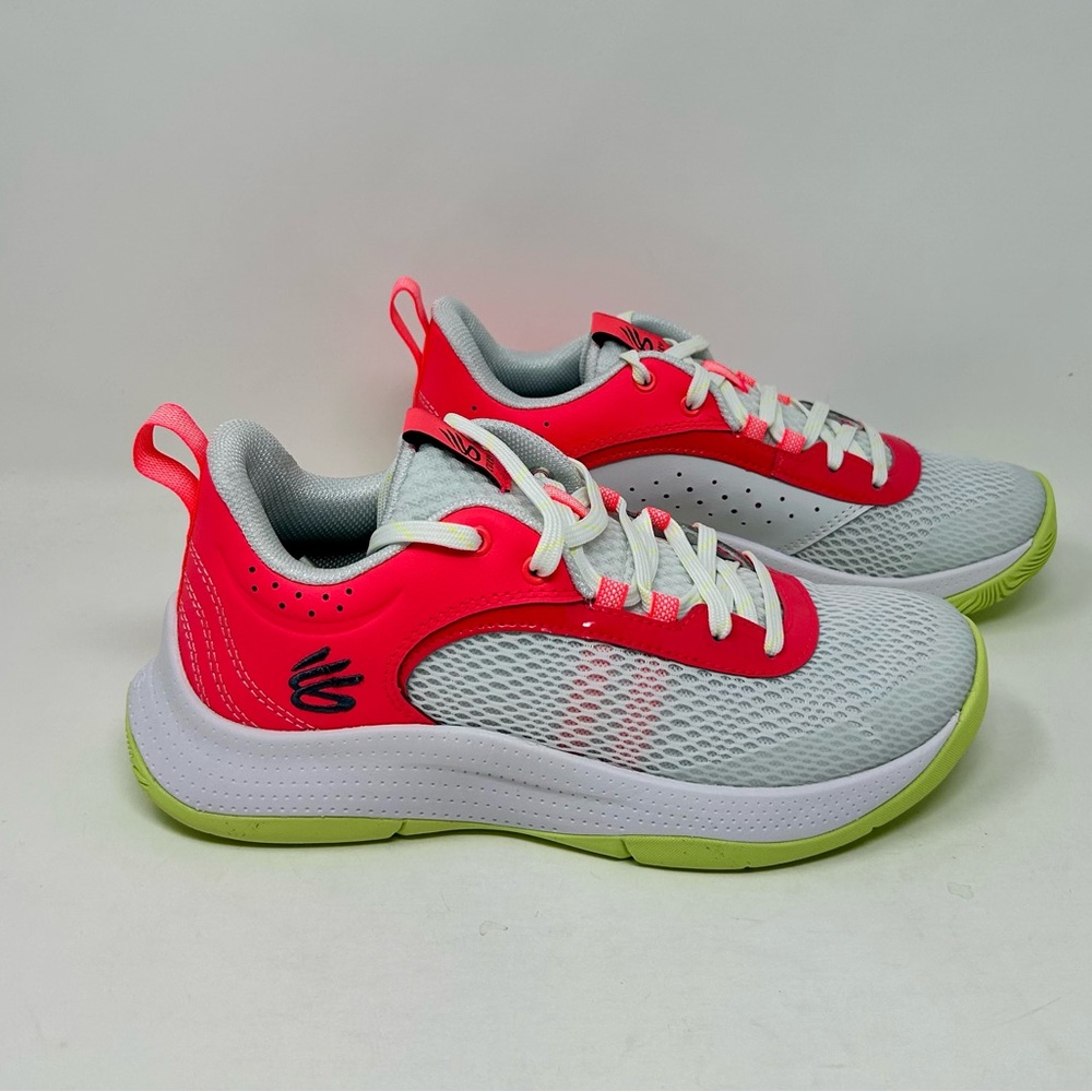 Under Armour Kids Sneakers - Red, White, Lime
